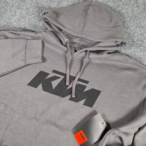 KTM Logo Hoodie Mens XL Pavement Grey Ready To Race Powerwear NWT